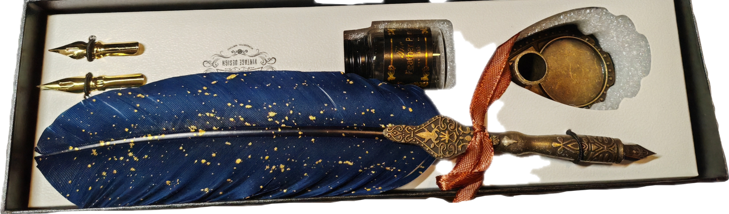 Kalligrafie veer pen, vintage look