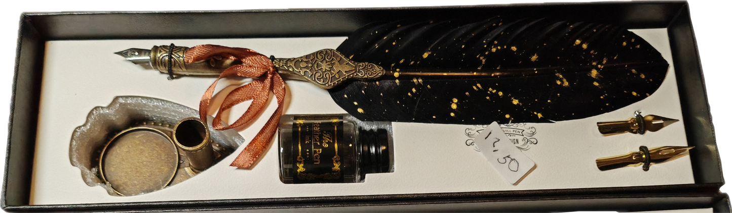 Kalligrafie veer pen, vintage look