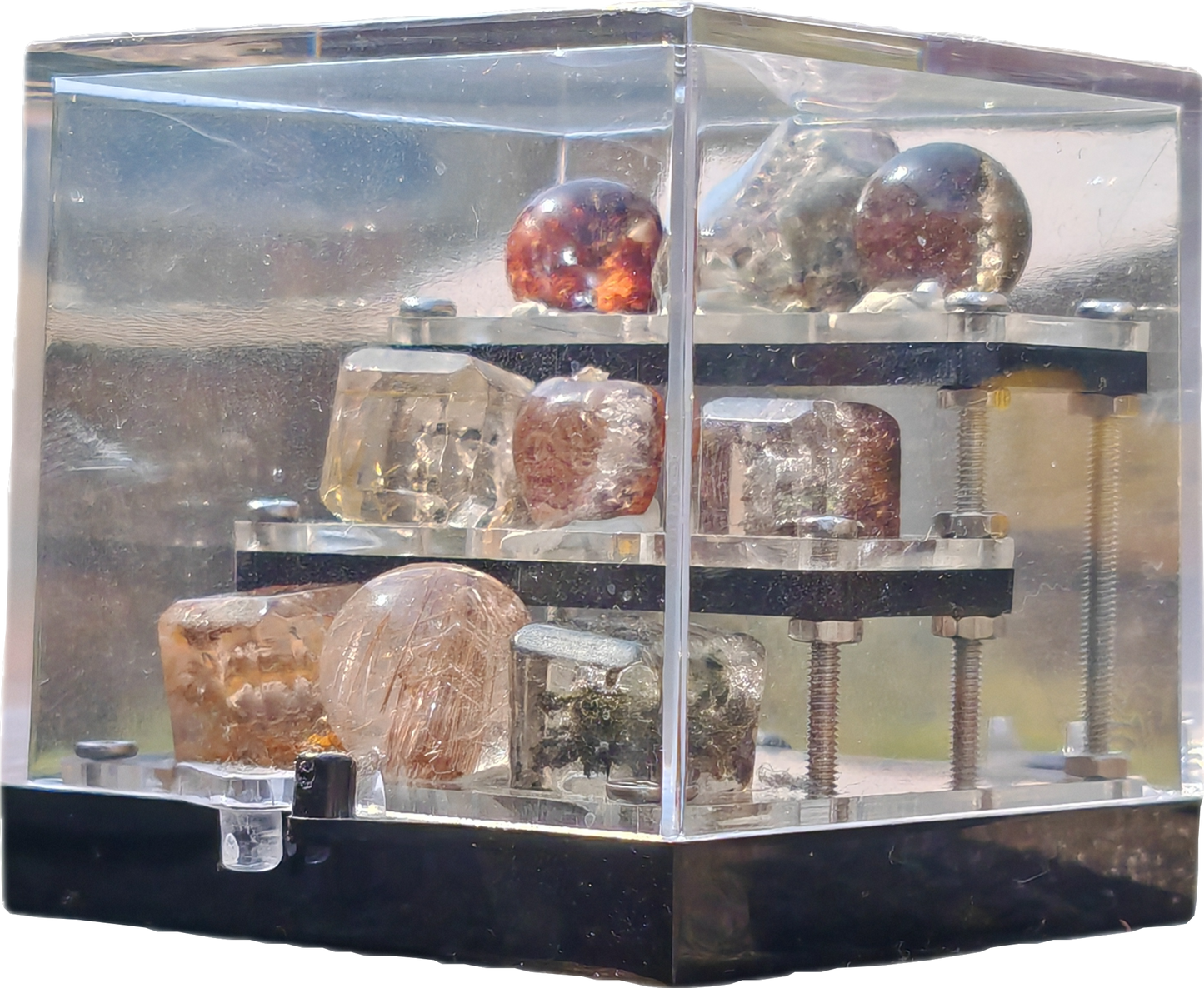 Mini display lodolietjes