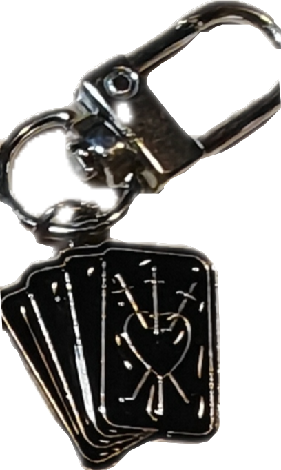 Witchy sleutelhanger metaal