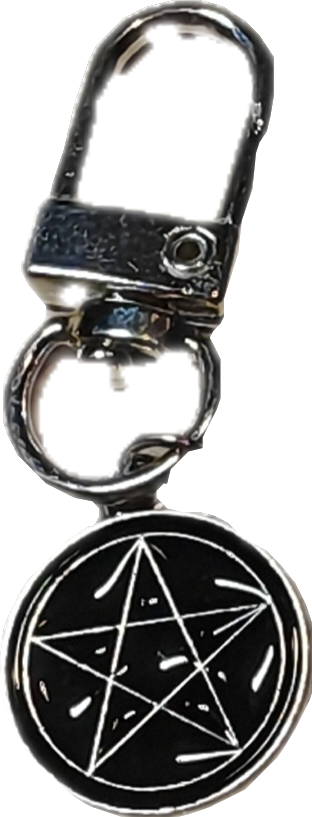 Witchy sleutelhanger metaal