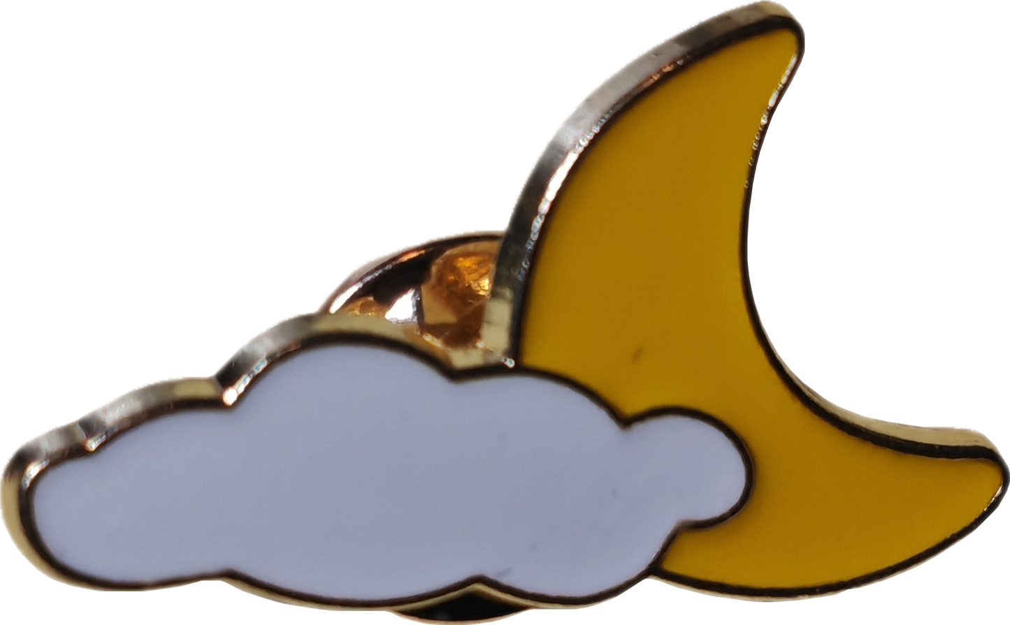 Speld "maan achter een wolk"