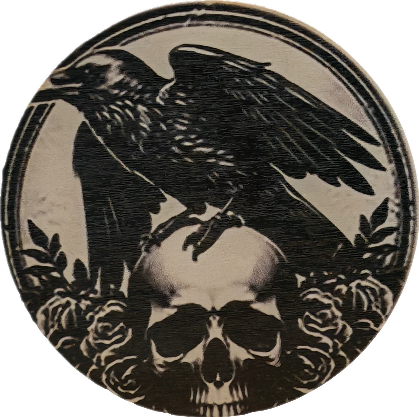 Houten bordjes 'Raven'