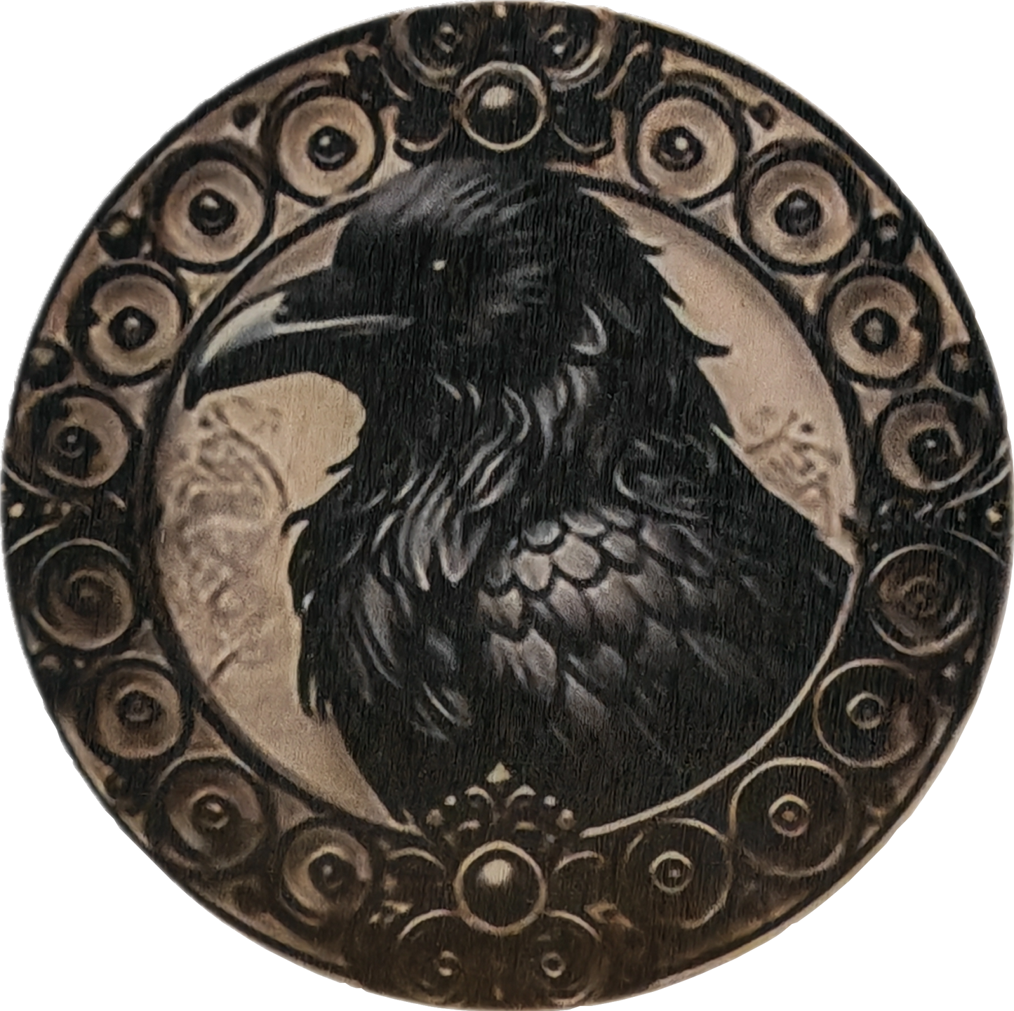 Houten bordjes 'Raven'