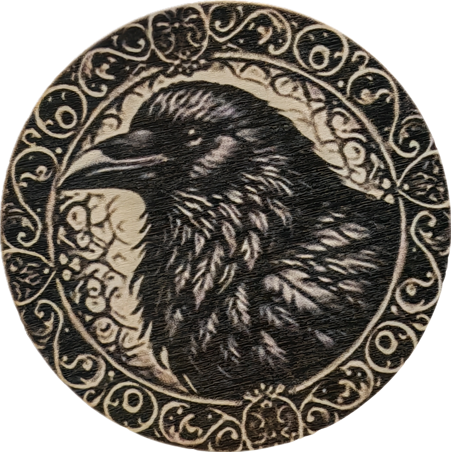 Houten bordjes 'Raven'