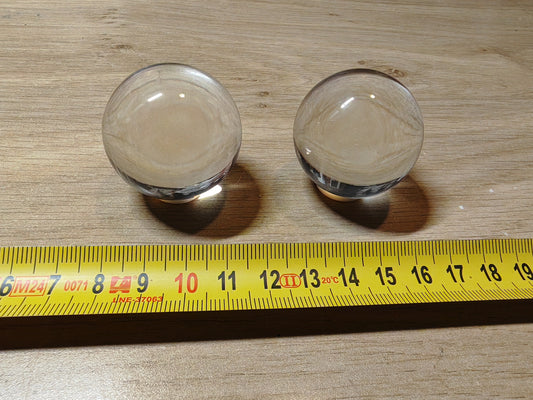 Mini glazen bol incl houdertje