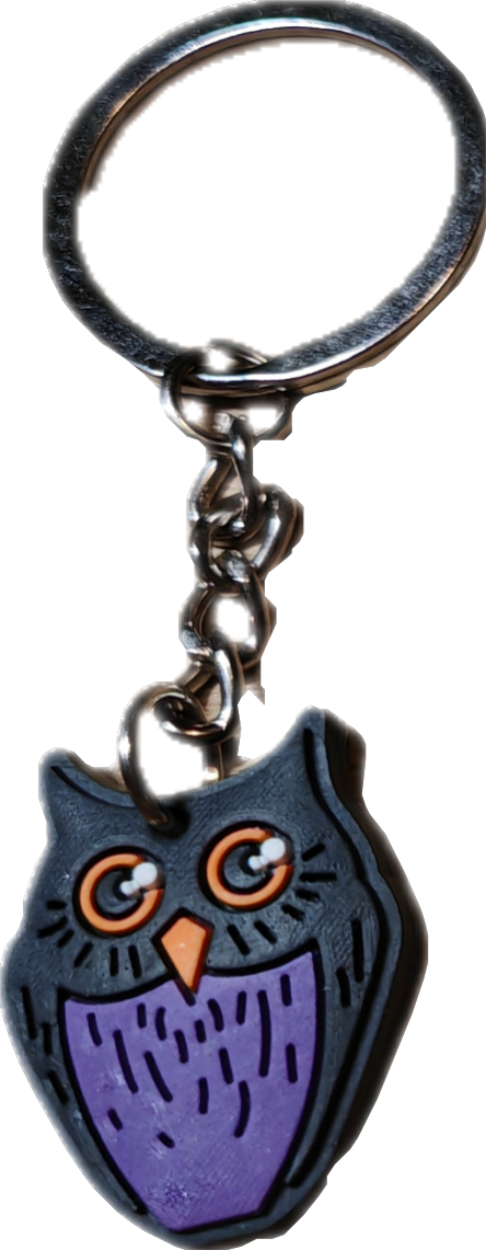 Siliconen 2d sleutelhangers