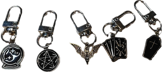 Witchy sleutelhanger metaal