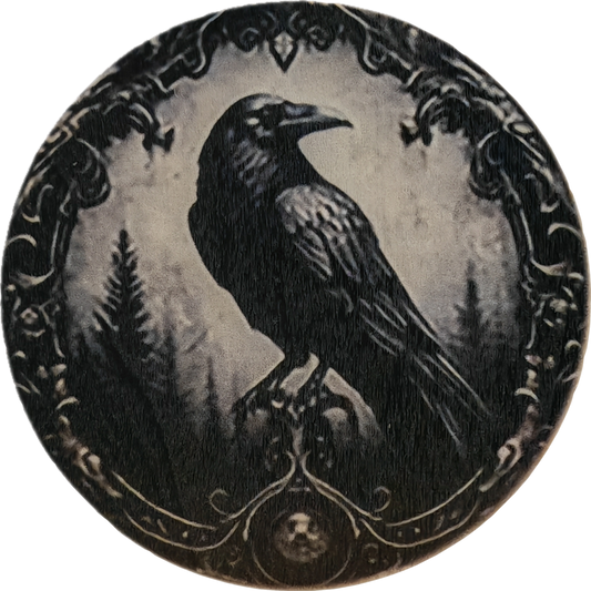 Houten bordjes 'Raven'