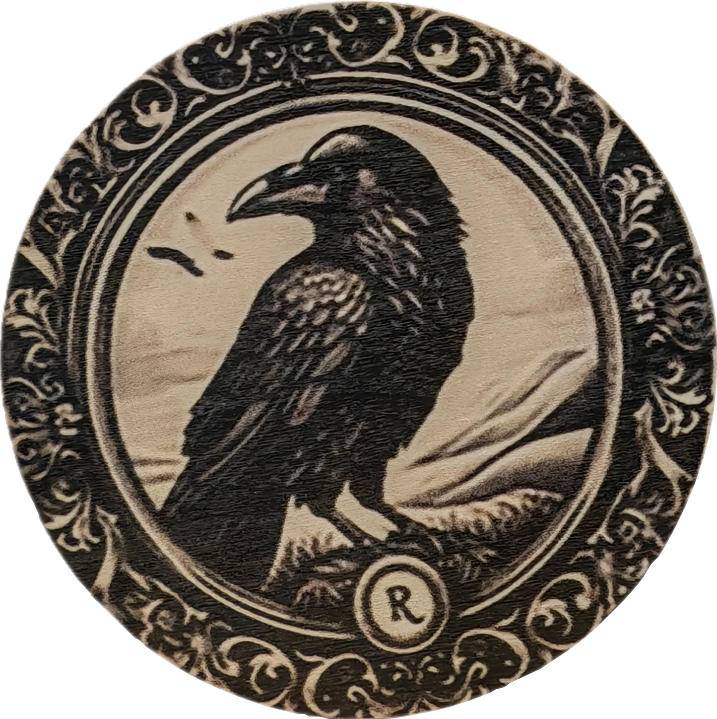 Houten bordjes 'Raven'