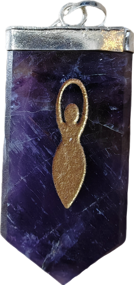 Amethist hanger 'godin'