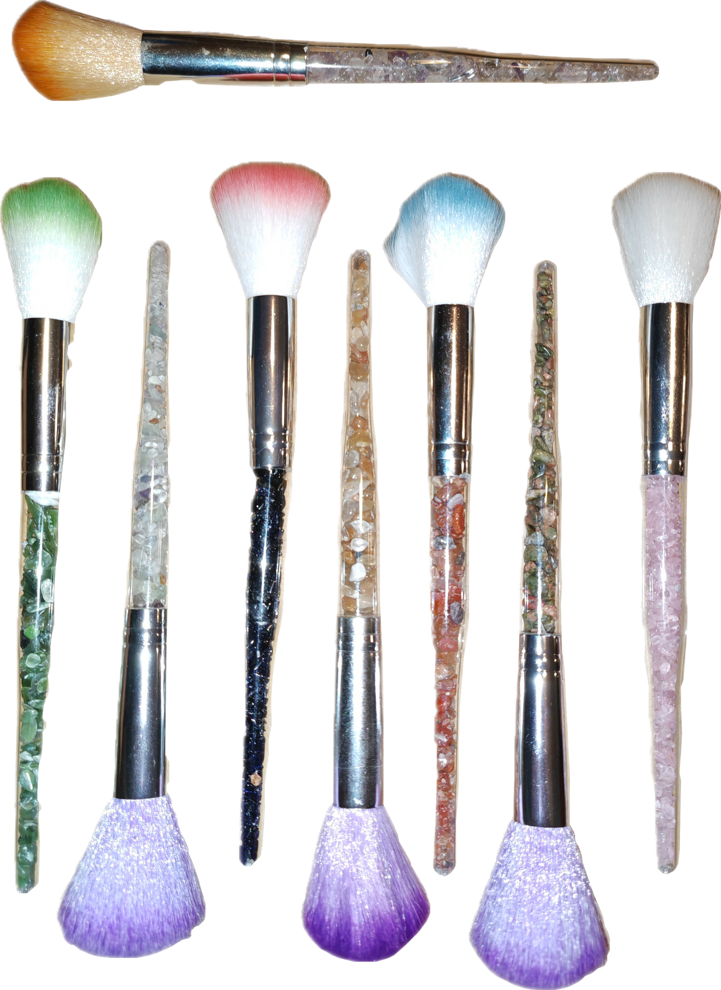 Makeup kwast met edelstenen